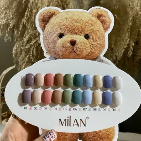 (HOT) Set sơn gel Milan 10 màu tông Pastel cực đẹp tặng kèm bảng màu HOT
