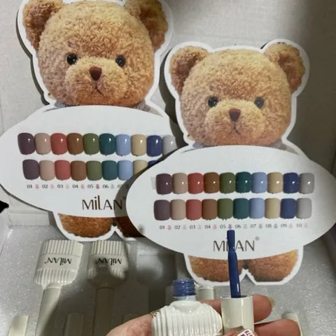 (HOT) Set sơn gel Milan 10 màu tông Pastel cực đẹp tặng kèm bảng màu HOT