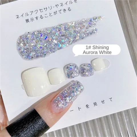 Gel nhũ vảy galaxy gel nhũ khổng tước siêu sáng design nail siêu Hot