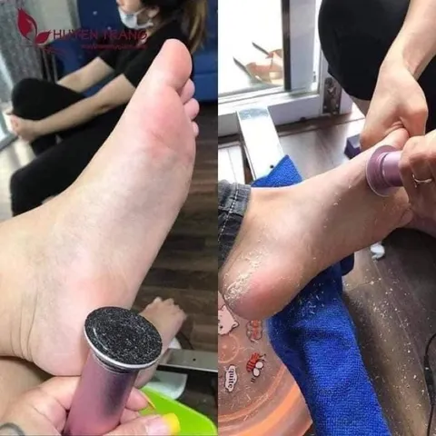 Combo cả set Máy chà gót chân đầy đủ chuyên dụng cho tiệm nail spa hàng chuẩn