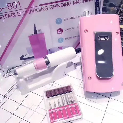 Máy mài móng tích điện US801 pin trâu thế hệ mới siêu êm bền khoẻ (Chính Hãng Bảo Hành )