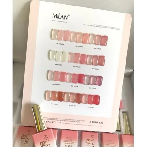 Set sơn thạch Milan 12 màu siêu đẹp HOT chuẩn hãng ( Tặng kèm bảng màu xịn)