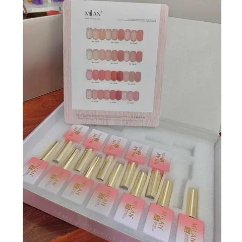 Set sơn thạch Milan 12 màu siêu đẹp HOT chuẩn hãng ( Tặng kèm bảng màu xịn)