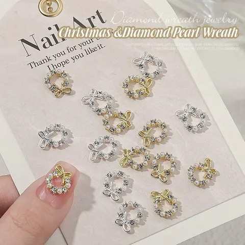 charm kim loại đủ mẫu gắn trang trí móng mới nhất siêu đẹp set 30c