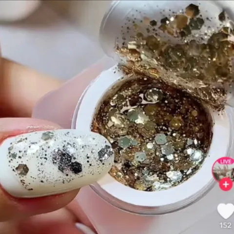 Gel nhũ vảy to gel nhũ đài hạt to siêu sáng đẹp design nail cực HOT