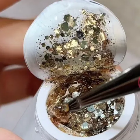 Gel nhũ vảy to gel nhũ đài hạt to siêu sáng đẹp design nail cực HOT
