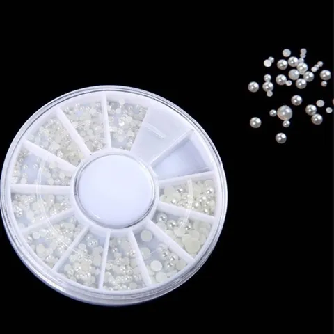 Ngọc nửa khay dài mix đủ size trang trí Nail siêu đẹp khay 1440v