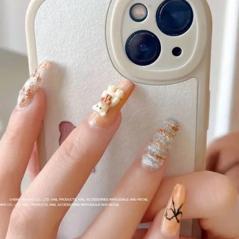 Cham hoạt hình mix nhiều mẫu đính móng cute siêu xinh HOT