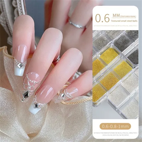 Khay bi hũ bi sắt size mini trang trí tạo vô vàn mẫu nail đẹp HOT