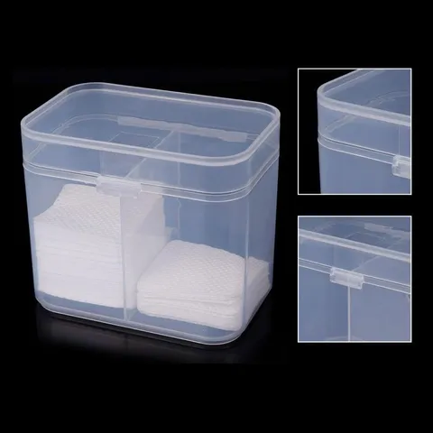 Hộp nhựa đựng móng giả cham đá đựng cọ đưng giấy lau gel các loại siêu tiện ích ngành nail