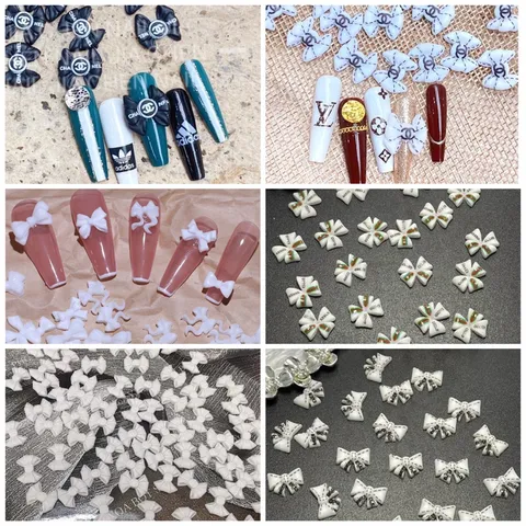 Set 50 cham nơ đính móng các mẫu cực HOT