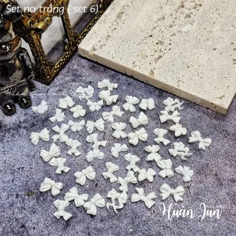 Set 50 cham nơ đính móng các mẫu cực HOT