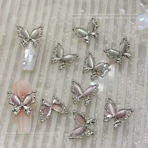 Set charm hồ điệp mẫu mới gắn tạo kiểu Nail siêu HO.T