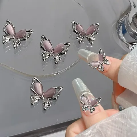 Set charm hồ điệp mẫu mới gắn tạo kiểu Nail siêu HO.T