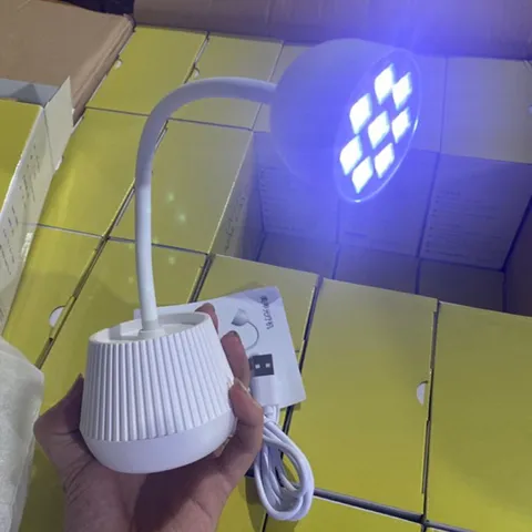 Đèn hơ nail tích điện xoay 360 độ cảm ứng tự động bóng uv led to hơ siêu nhanh tiện ích ngành nail