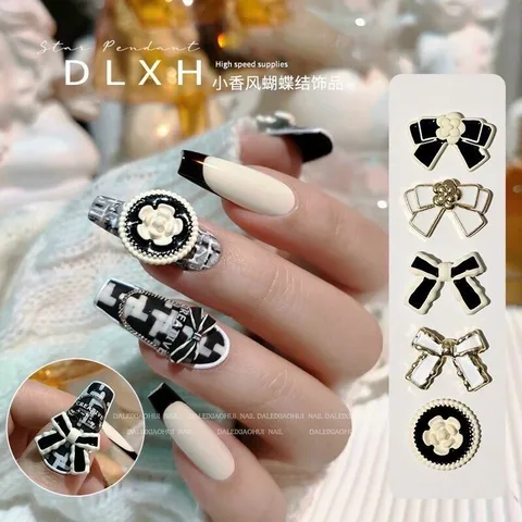 Phụ kiện cham nail đính móng kim loại siêu sáng đẹp HOT