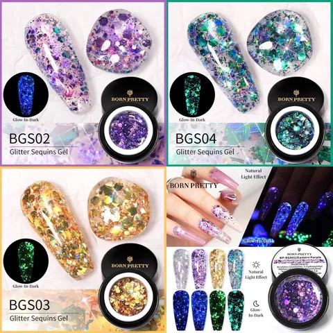 Gel nhũ vảy to nhũ vảy cá siêu sáng sơn vẽ móng đa năng siêu HOT
