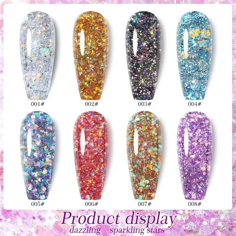 Gel nhũ vảy to nhũ vảy cá siêu sáng sơn vẽ móng đa năng siêu HOT