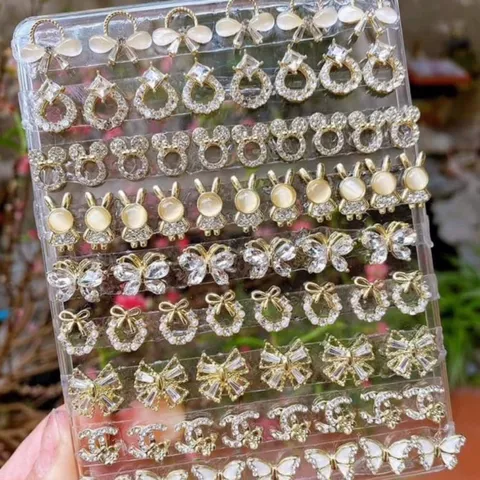 Set cham nail cao cấp đính móng nhiều kiểu mẫu mới siêu đẹp