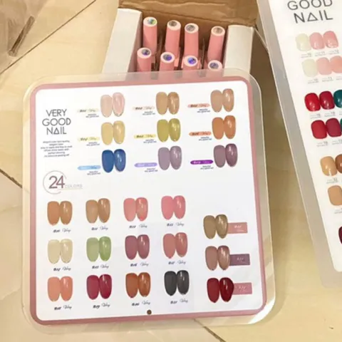 Set sơn thạch 24 màu siêu phẩm tông cực chất không lỗi tông chất siêu đặc đẹp hàng chuẩn