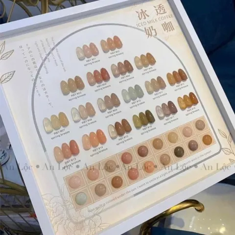 Set sơn thạch 24 màu siêu phẩm tông cực chất không lỗi tông chất siêu đặc đẹp hàng chuẩn