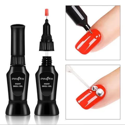 Bút gel Vinimay mẫu mới đính cham đá siêu chắc vẽ nổi tạo hình nail đa năng Chính Hãng chai 15ml