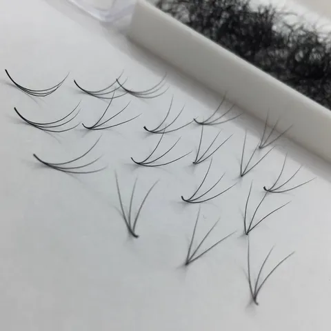 Khay 1000 mi phan 3D đủ size mềm mảnh chân keo nhỏ bắt keo dày 0,07mm nối mi siêu tự nhiên