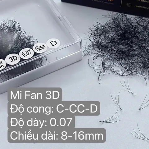 Khay 1000 mi phan 3D đủ size mềm mảnh chân keo nhỏ bắt keo dày 0,07mm nối mi siêu tự nhiên
