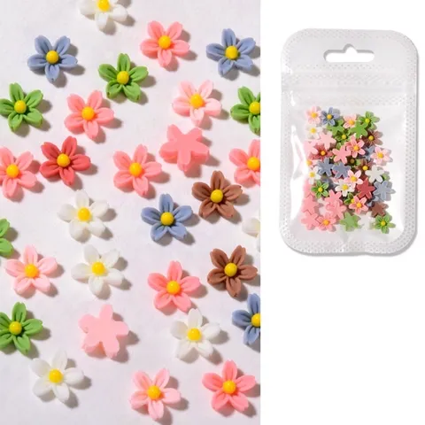 Set 50 cham hoa đính móng mẫu mới siêu đẹp tạo nhiều mẫu nail HOT