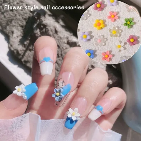 Set 50 cham hoa đính móng mẫu mới siêu đẹp tạo nhiều mẫu nail HOT