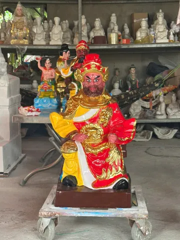 TƯỢNG CHÁNH SOÁI ĐẠI CÀN CAO 50CM XI MĂNG -NQ3150