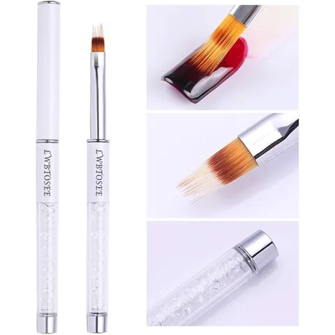 Cọ dẹt cọ xước chải ombre cán đá cao cấp chuẩn lông xịn chuyên dụng ngành nail