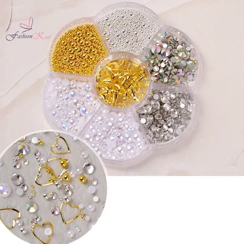 Cham nail khay hoa mix đủ mẫu đính móng siêu đẹp