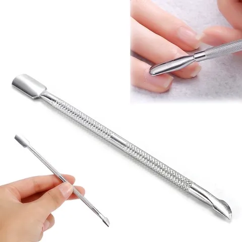 Cây đẩy da chết sủi da móng lấy khoé 2 đầu inox không gỉ siêu bền chuyên dụng cho thợ nail