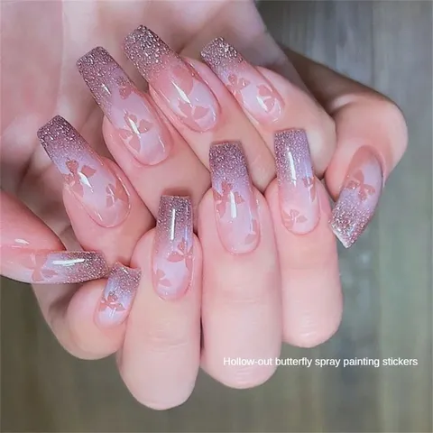 Sticker hình dán móng ombre không cần dặm sơn đủ mẫu siêu Hot