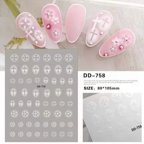 Sticker hình dán móng ombre không cần dặm sơn đủ mẫu siêu Hot