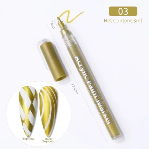 Bút vẽ tô Nail siêu HOT nhiều Màu