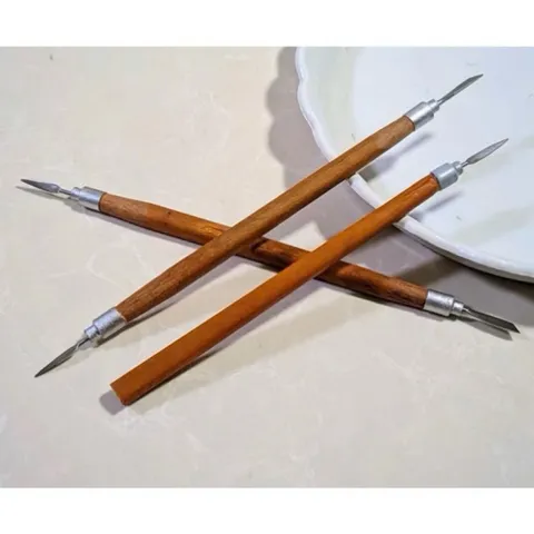 ( Giá sỉ ) Set 10 cây lấy khoé gỗ 2 đầu - Dụng cụ lấy khoé chân Nail thép không gỉ chuẩn Loại 1 lưỡi mảnh siêu bền