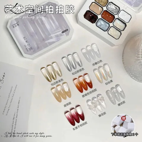 Khay gel ombre Nail 9 màu cao cấp mix đủ tông HOT mẫu mới siêu đẹp hàng chuẩn chất gel đặc đẹp