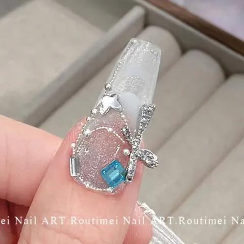 Set 30 charm bạch kim mẫu mới đính trang trí móng siêu Hot