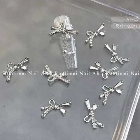 Set 30 charm bạch kim mẫu mới đính trang trí móng siêu Hot