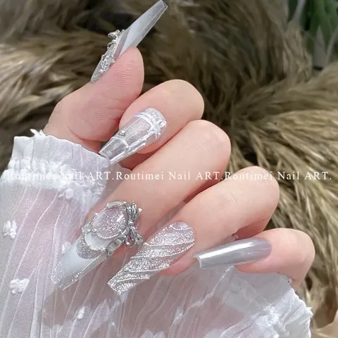 Set 30 charm bạch kim mẫu mới đính trang trí móng siêu Hot
