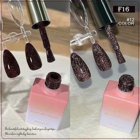 Set nhũ flash 4 màu Milan chất siêu sáng đẹp tặng bảng màu xịn TU NAIL