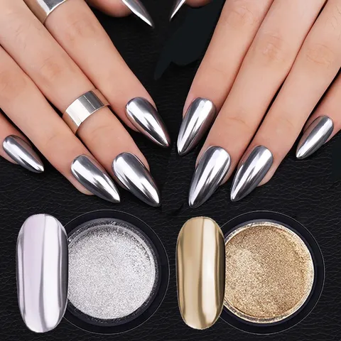 Bột tráng gương tạo kiểu nail tráng gương siêu sáng đủ màu HOT