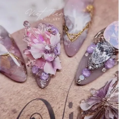 Gel khô nặn hoa nổi 3D siêu dẻo mịn dễ làm Hot ngành Nail