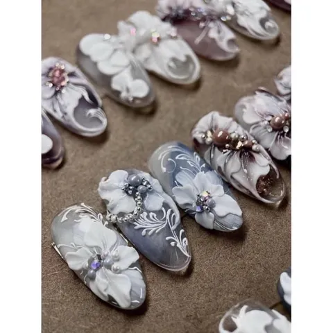 Gel khô nặn hoa nổi 3D siêu dẻo mịn dễ làm Hot ngành Nail