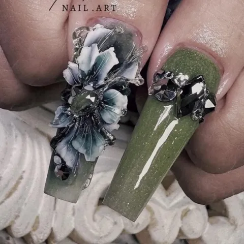 Gel khô nặn hoa nổi 3D siêu dẻo mịn dễ làm Hot ngành Nail