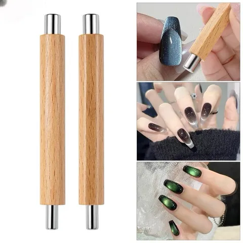 Nam châm cán gỗ 2 in 1 lực hút siêu mạnh đa năng tạo hình sơn mắt mèo mã mới siêu HOT