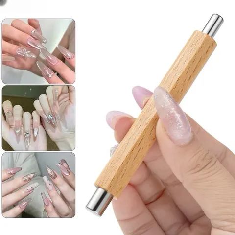 Nam châm cán gỗ 2 in 1 lực hút siêu mạnh đa năng tạo hình sơn mắt mèo mã mới siêu HOT