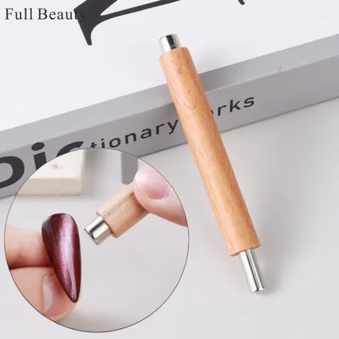 Nam châm cán gỗ 2 in 1 lực hút siêu mạnh đa năng tạo hình sơn mắt mèo mã mới siêu HOT